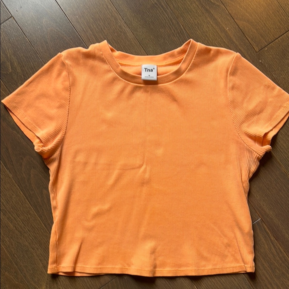 TNA Aritzia crop tee
